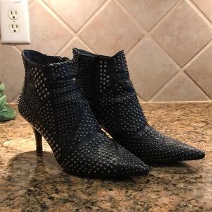 Jeffrey Campbell leather studded booties